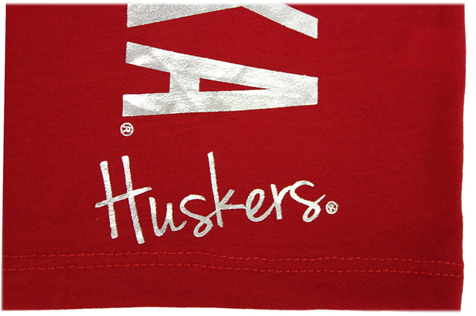 Toddler Girls Cricket Foil Nebraska Huskers Tee