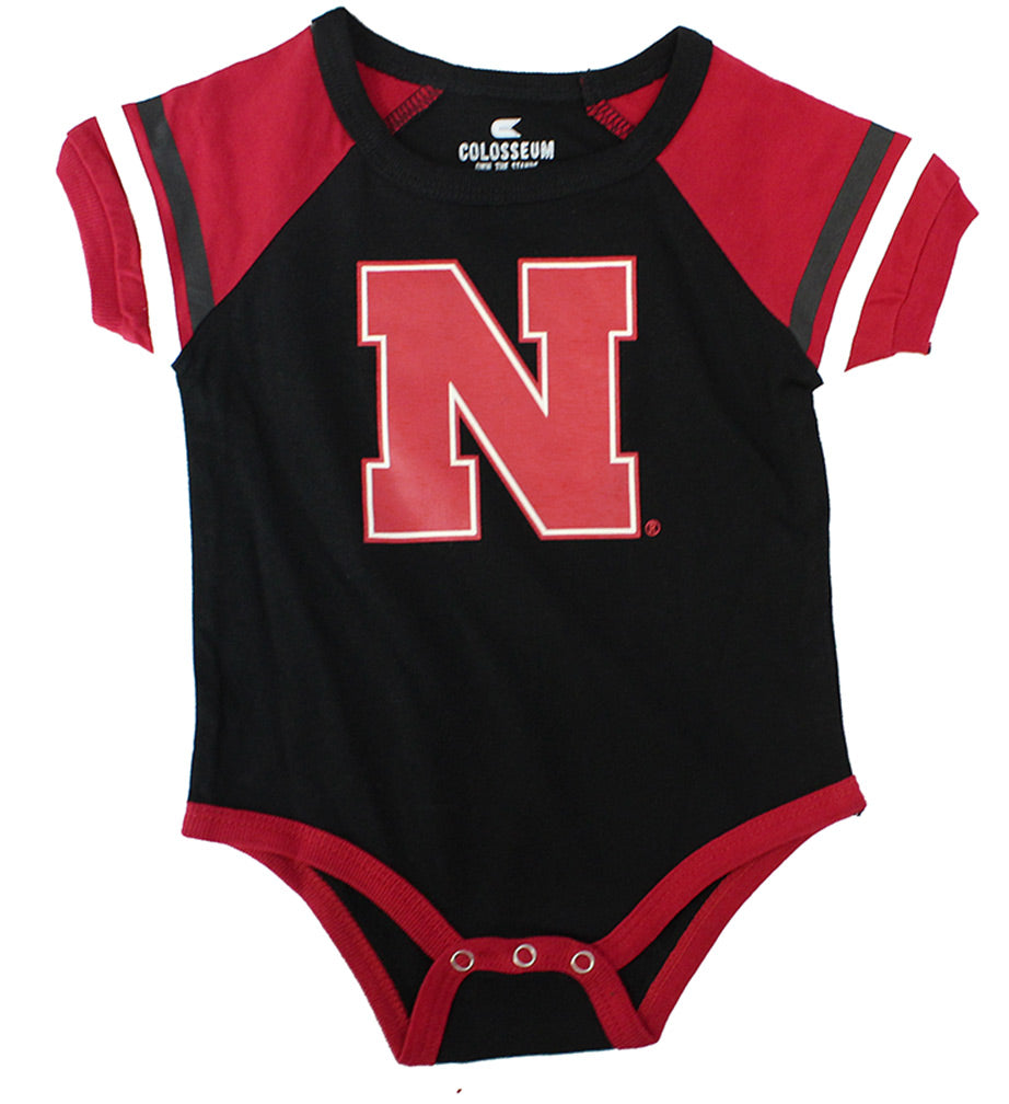 Huskers Roll Out Bib N Onesie Set