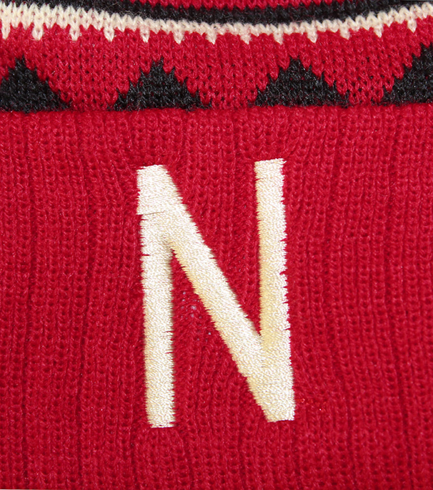 Husker Kids January Mitten Knit Hat Set