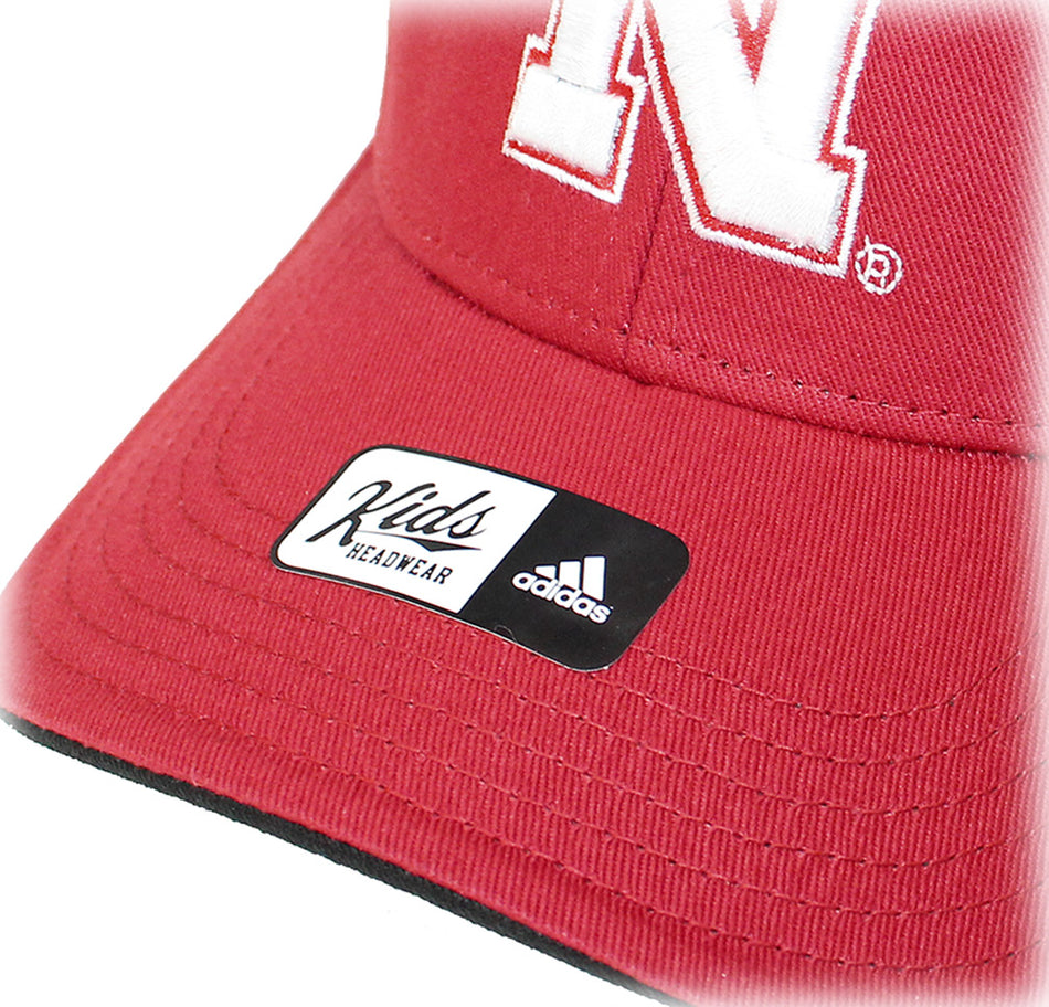 Adidas Kids Structured Nebraska Cap