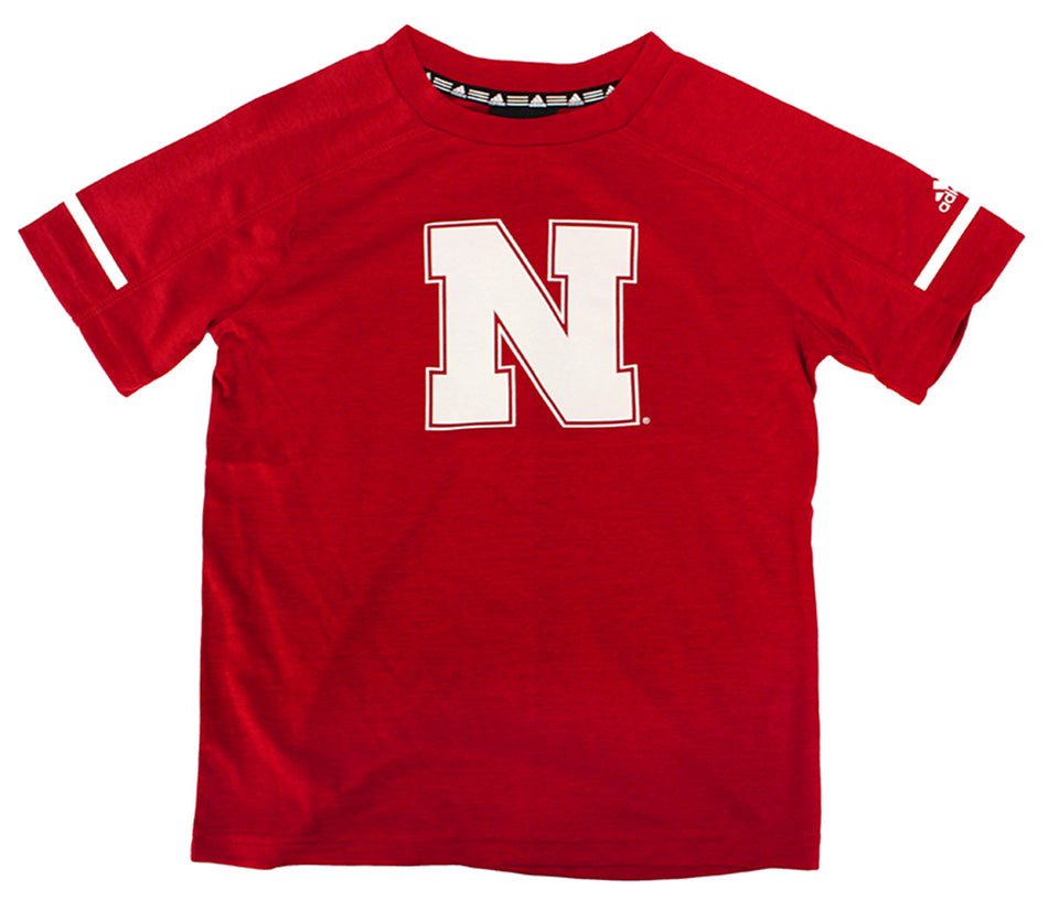 Adidas Nebraska Kids Training Tee