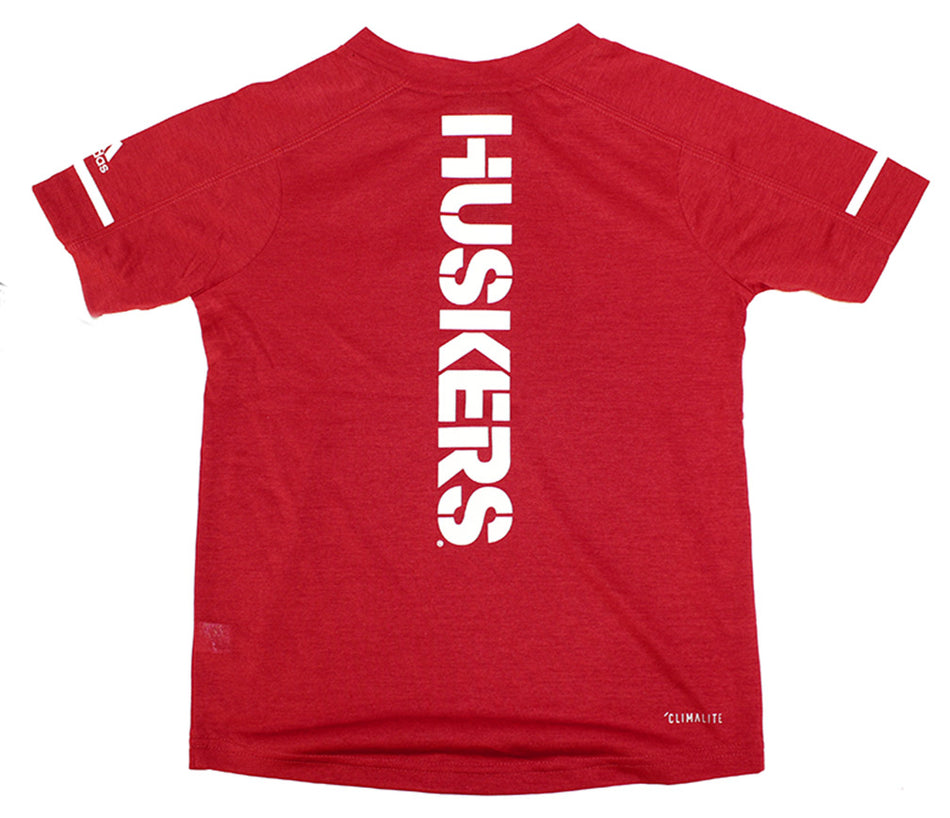 Adidas Nebraska Kids Training Tee