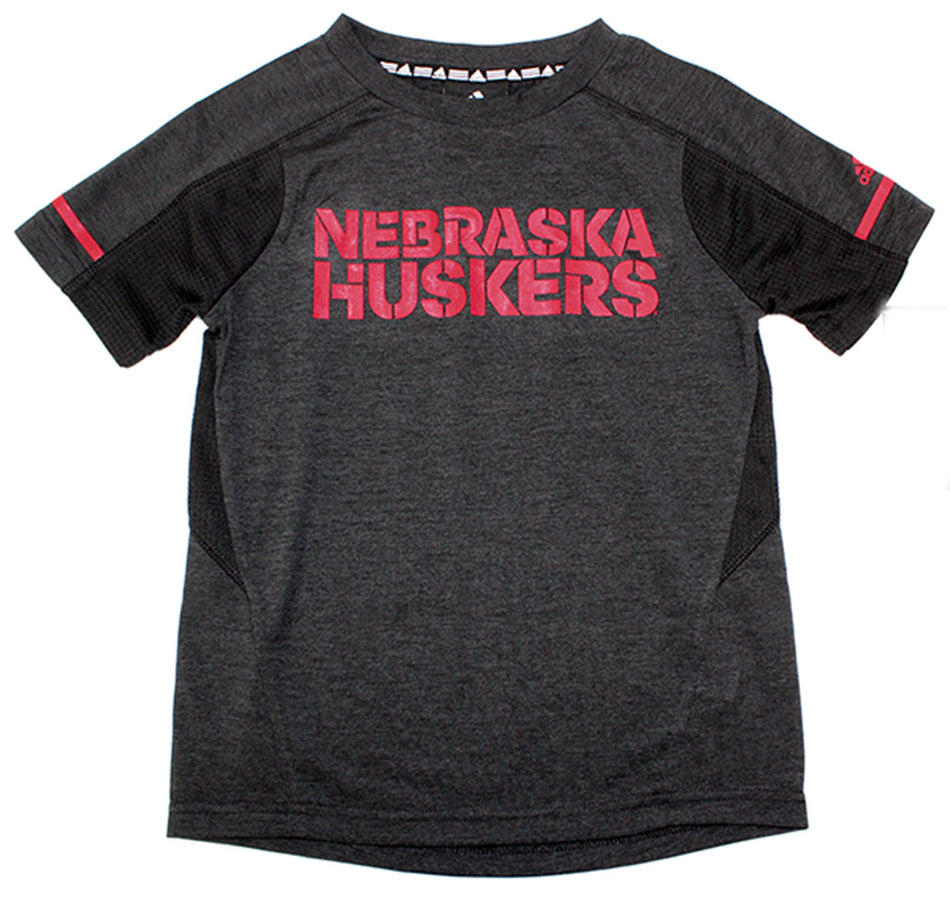 Adidas Kids Nebraska Performance Tee