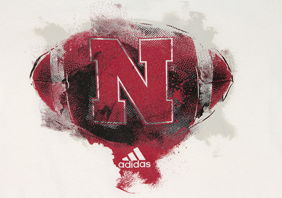 Adidas Kids Nebraska Football Splash Tee