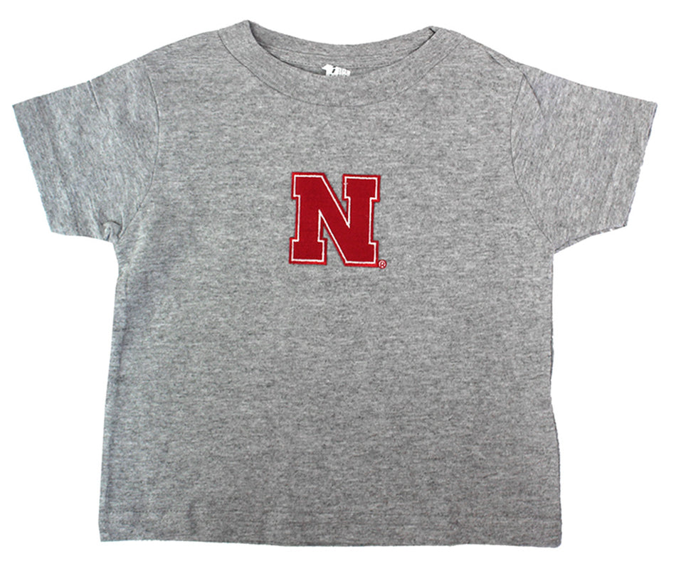 Nebraska Heather Kids Tee