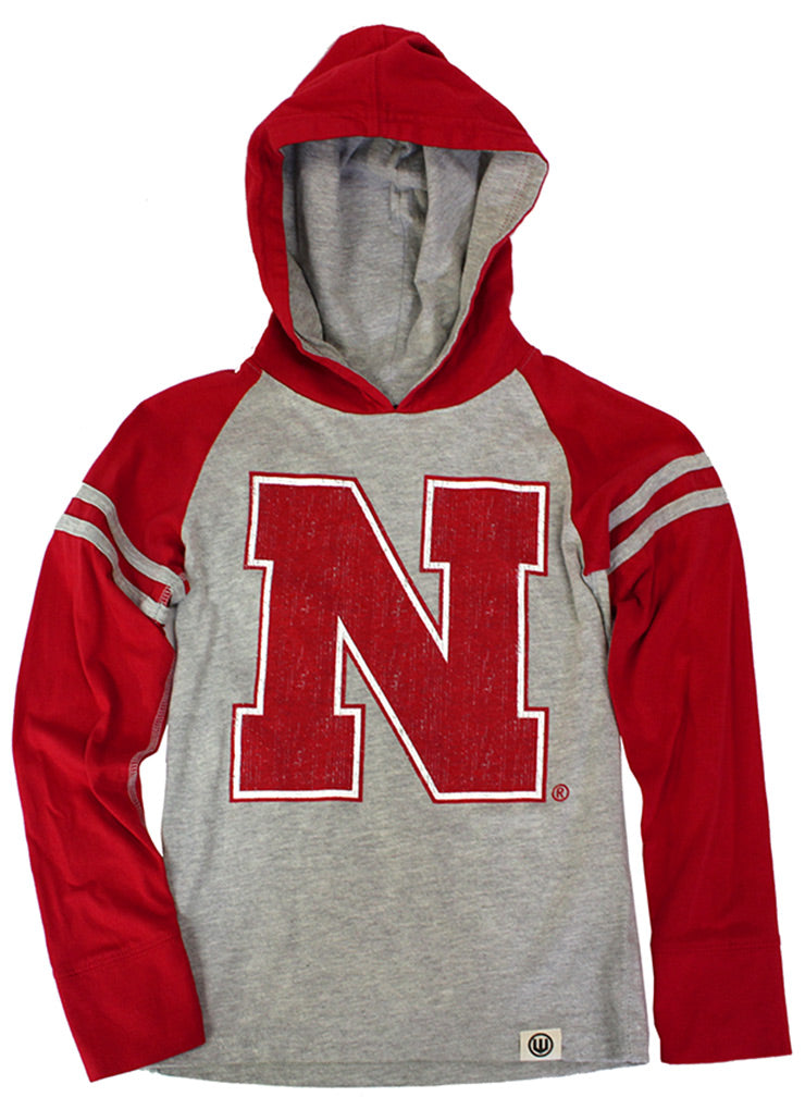 Nebraska Hooded Raglan