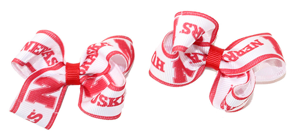 Huskers Toddler Bow Set