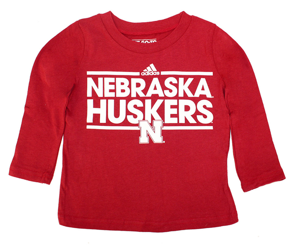 Adidas Nebraska Huskers Dassler Toddlers Tee