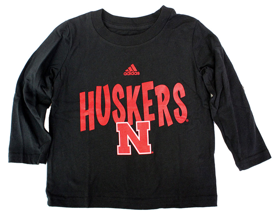 Adidas Huskers Whirlwind Toddler Tee - Black