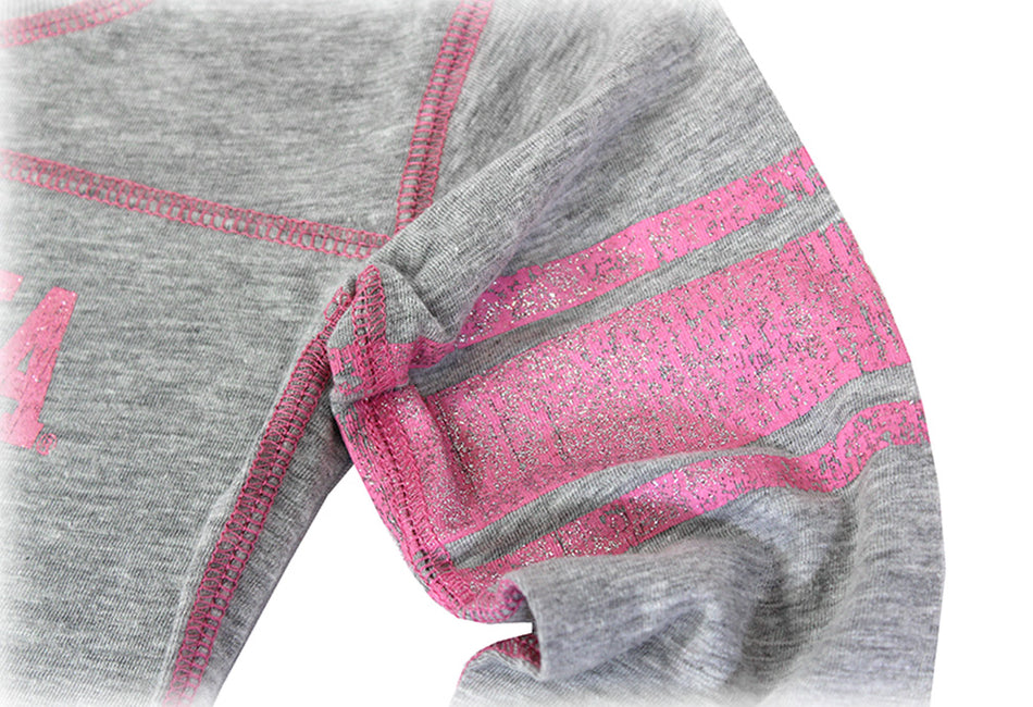 Nebraska Lil Gals Pink Glitter Tee