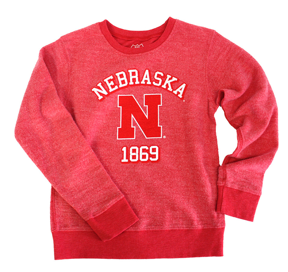 Nebraska Kids Slub Crew