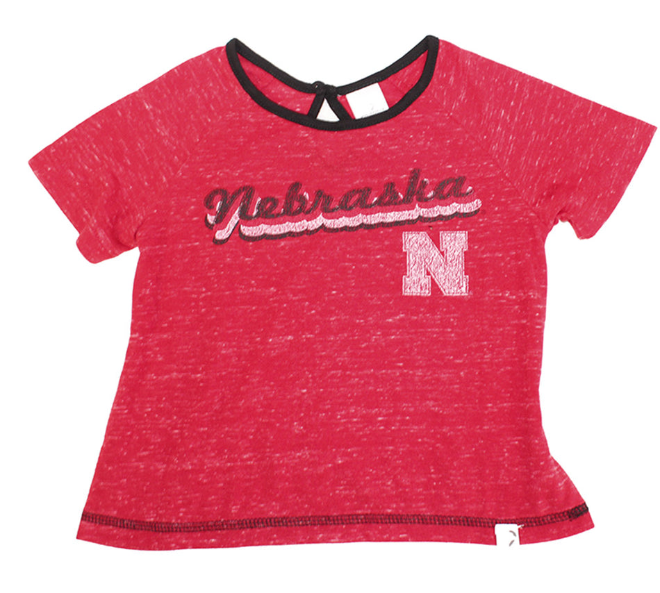 Toddler Girls Swimming Heathered Tee