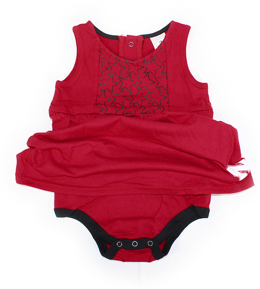 Infant Girls Huskers Onesie Dress