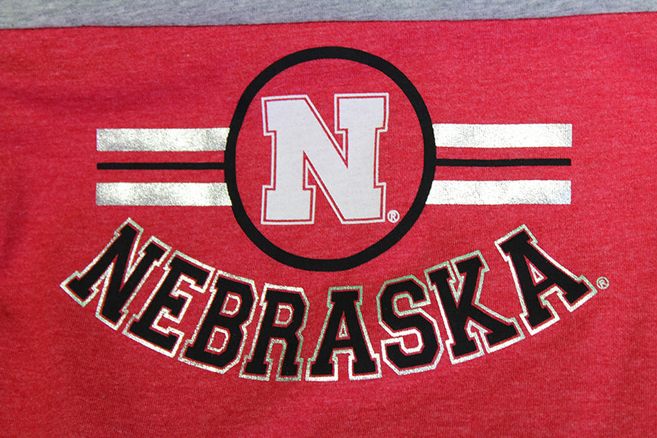 Huskers Toddler Girls Jersey Foil Tee
