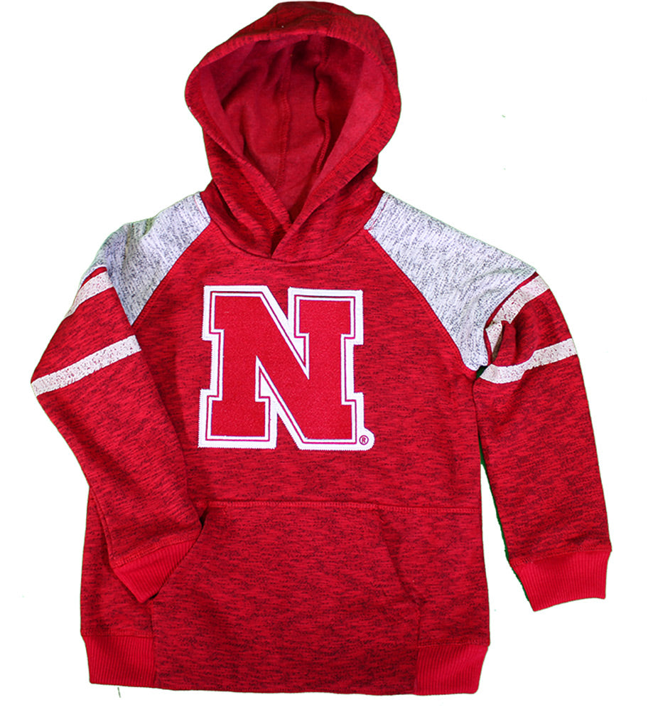 Husker Kids Linebacker Raglan Hoodie