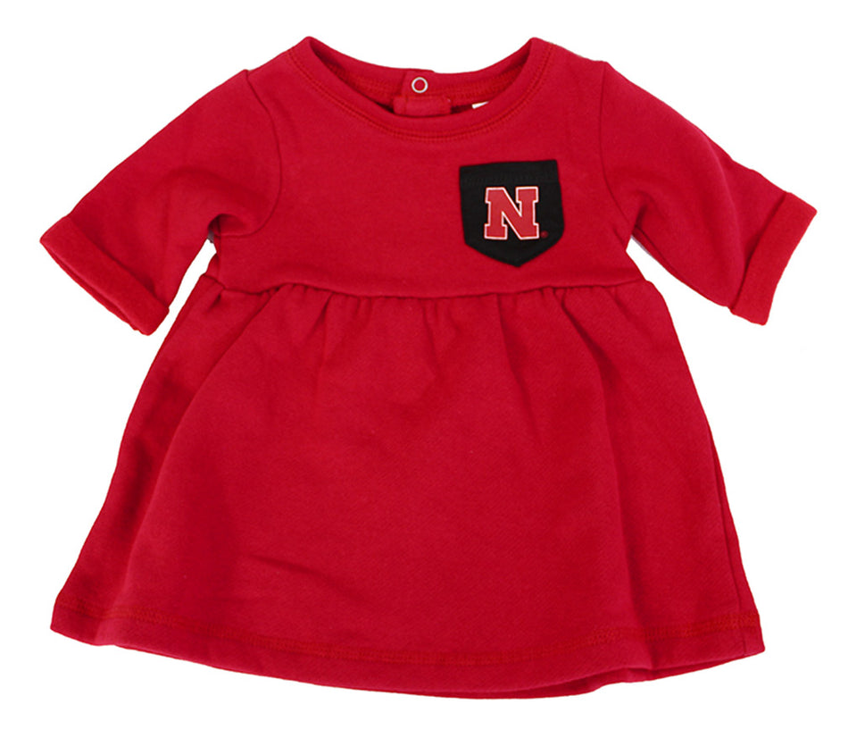Huskers Infant Girls Dress Peril Set
