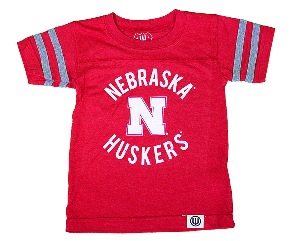 Nebraska Kids Triblend Backfield Tee