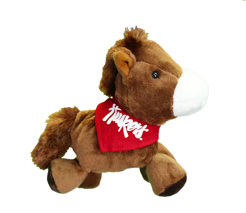 Nebraska Huskers Plush Horse