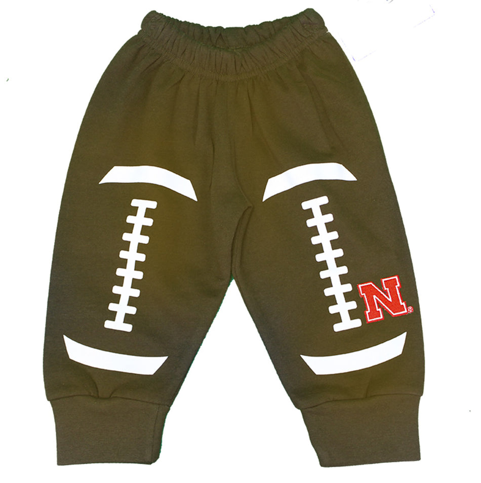 Infants Nebraska Football Leggings