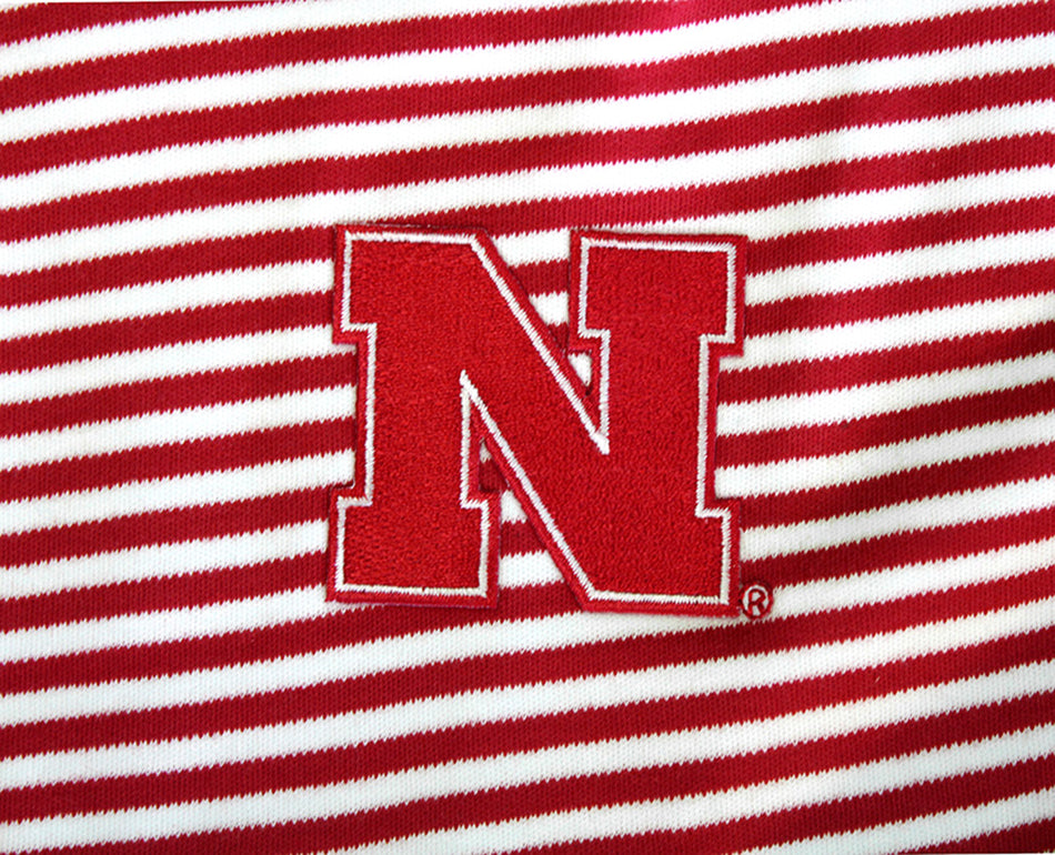 Infants Striped Knit Bib