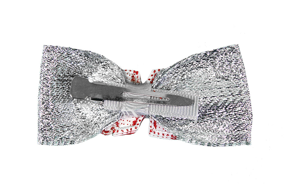 Nebraska Metallic Hair Bow