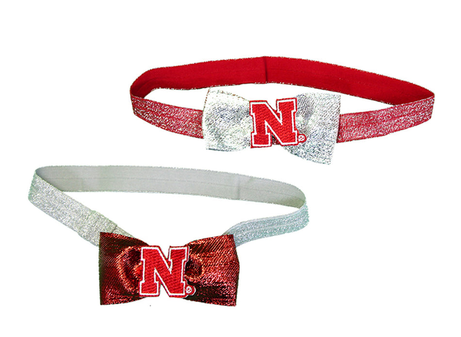 Lil Huskers Glitzy Bow  Headband Set