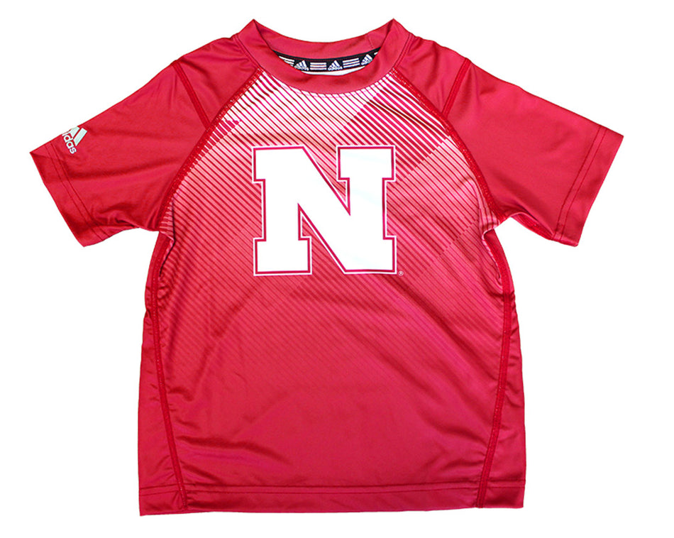Childrens Adidas Nebraska Vortex Tee