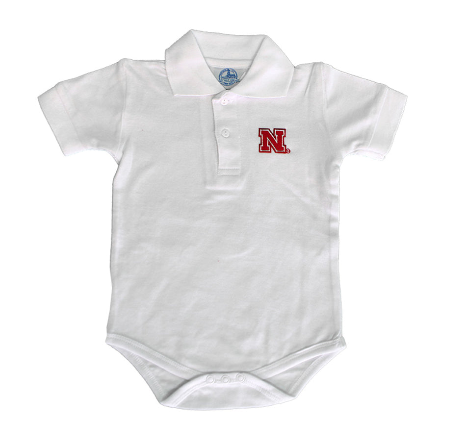 Nebraska Golf Shirt Romper