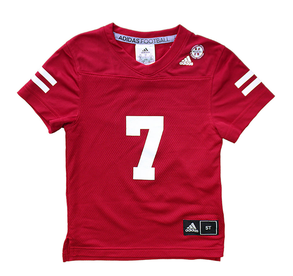Adidas Toddler Nebraska 7 Home Jersey