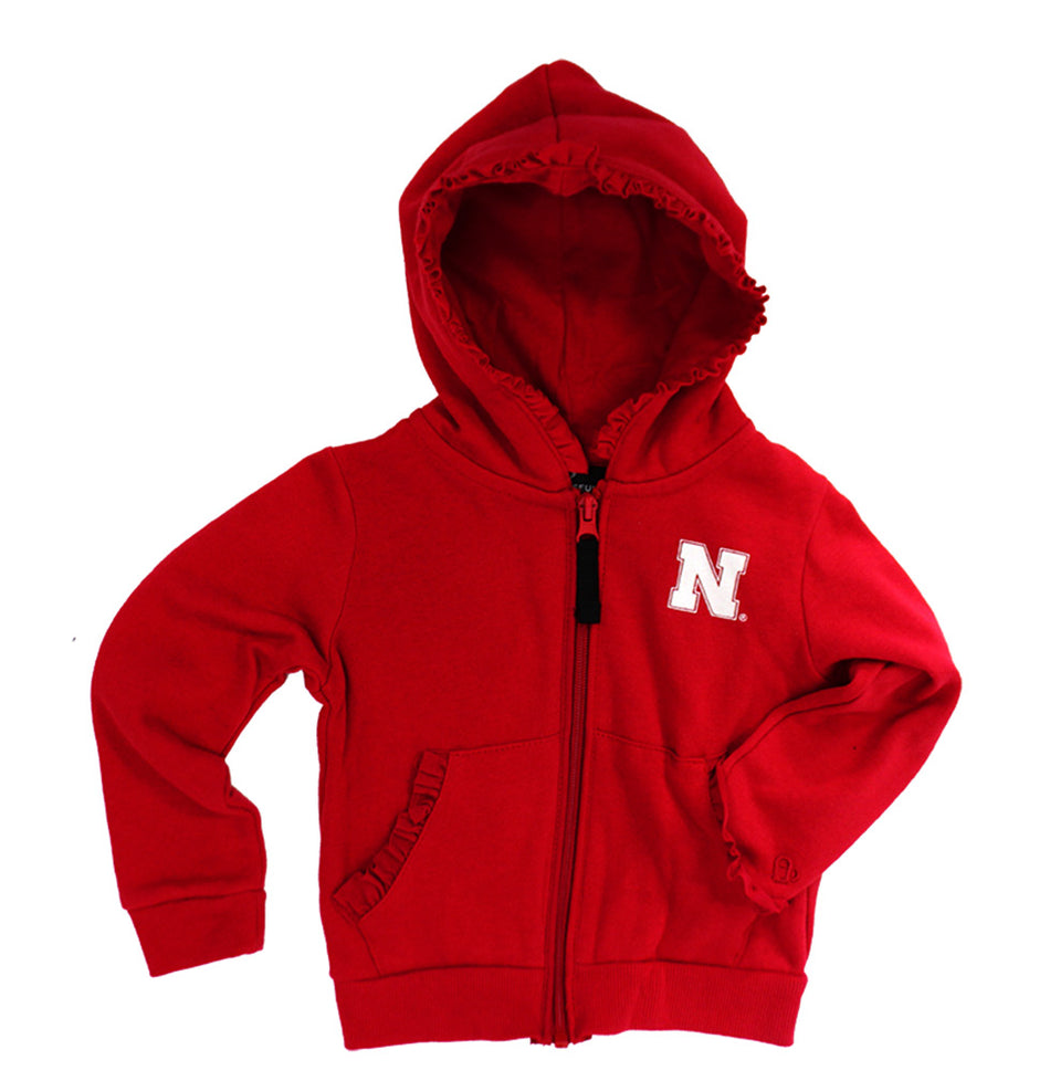 Toddler Nebraska Full Zip Hoodie