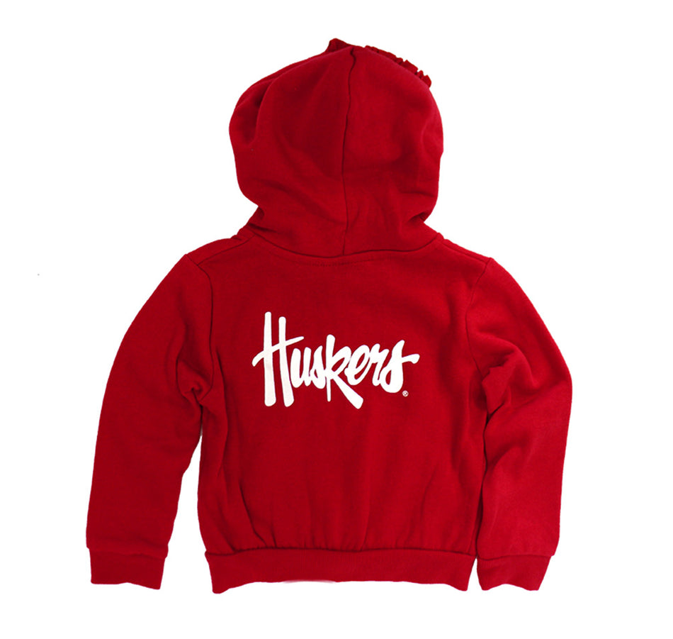 Toddler Nebraska Full Zip Hoodie