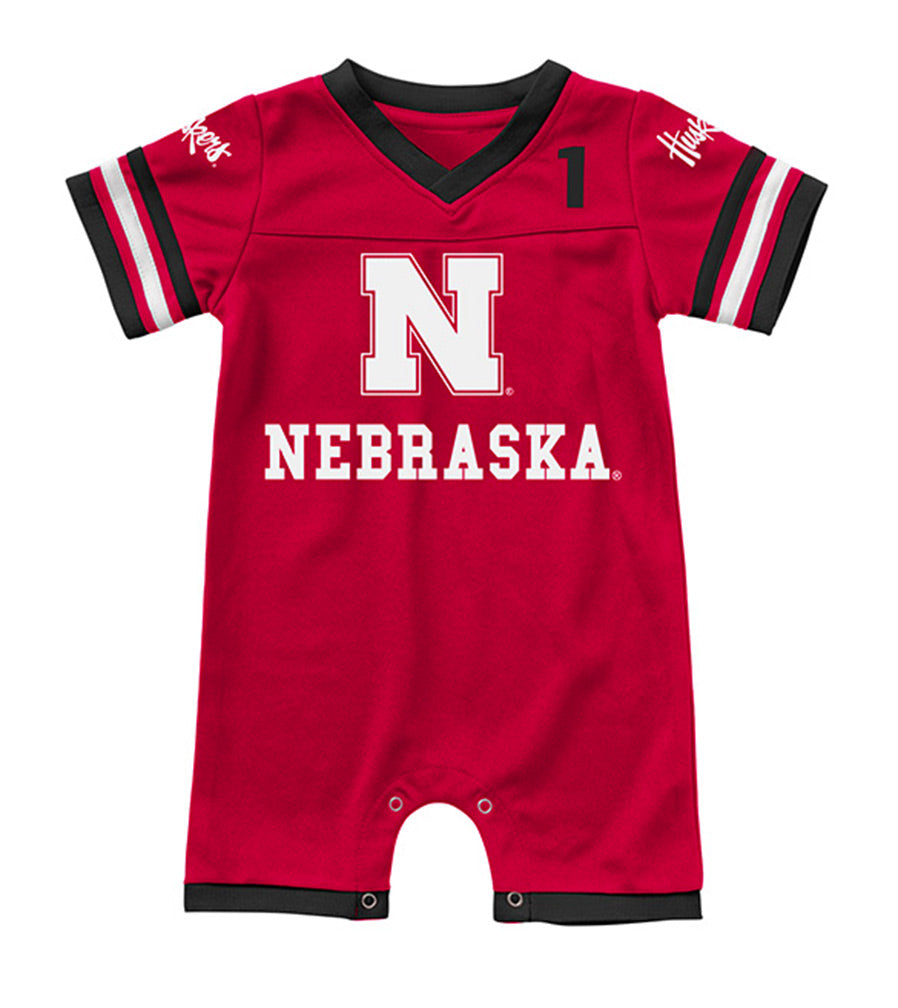 Infant Bumpo Nebraska Football Onesie Romper