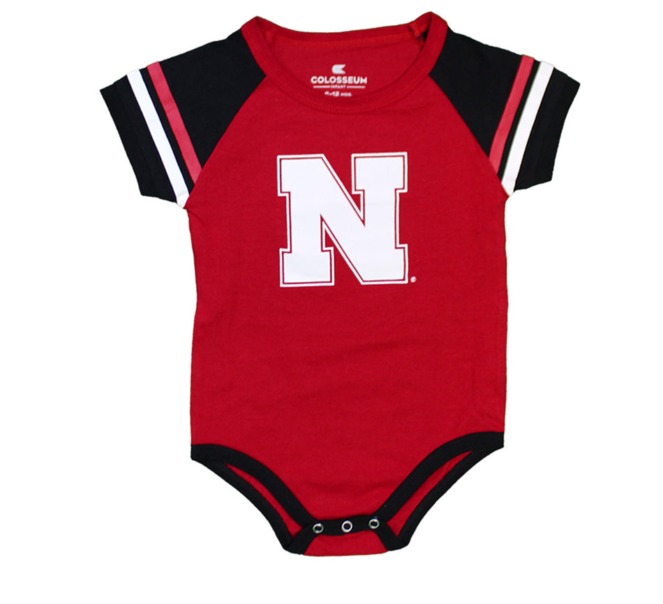 Huskers Infant Warner Onesie Bib Set