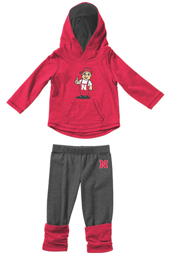 Infant Nebraska Minerva LS Tee Legging Set