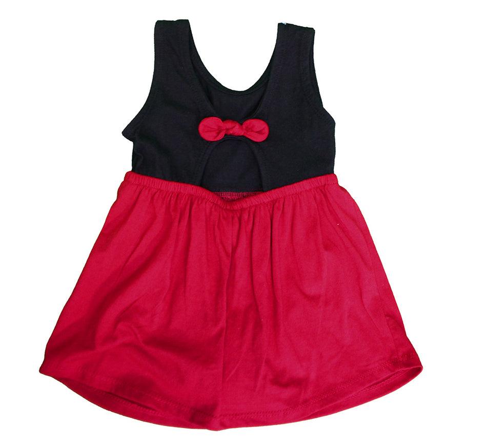 Infant Nebraska Bow Dress