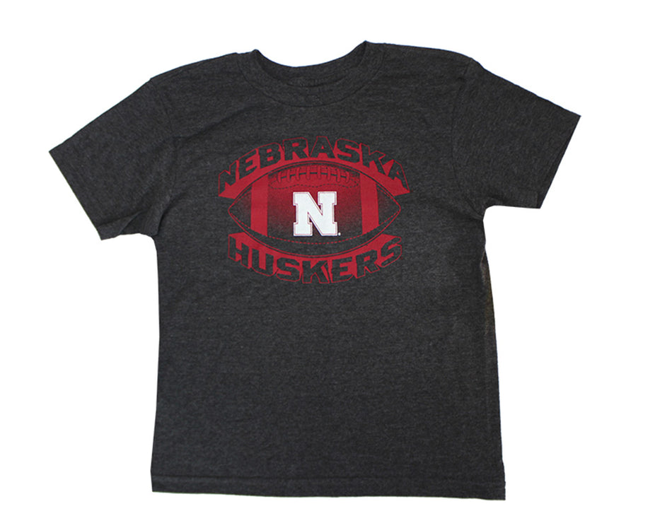 Kids Nebraska Huskers Football Tee