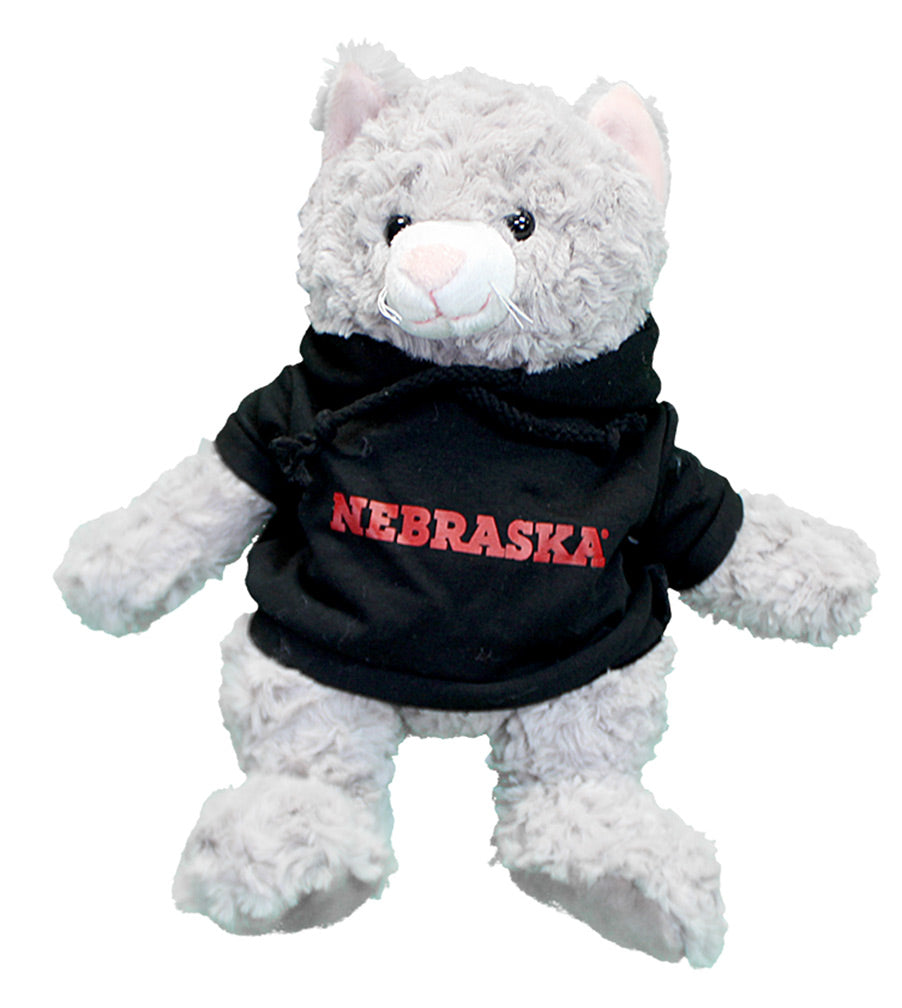 Nebraska Cuddle Buddy Hoodie Cat