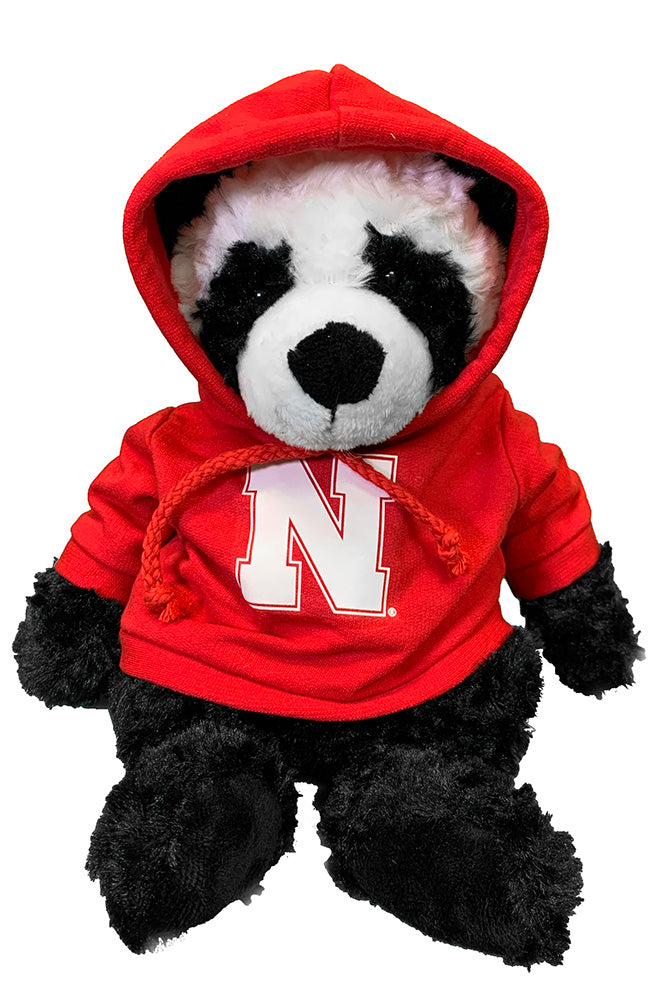 Nebraska Cuddle Buddy Hoodie Panda