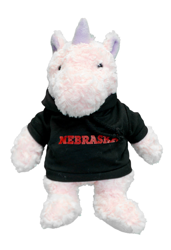 Nebraska Cuddle Buddy Hoodie Unicorn