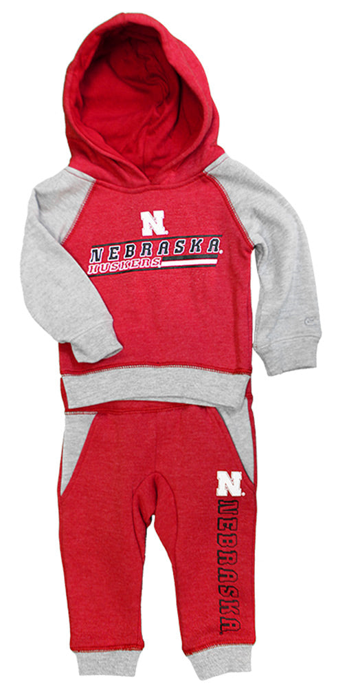 Infant Nebraska Huskers Whatnots Fleece Set