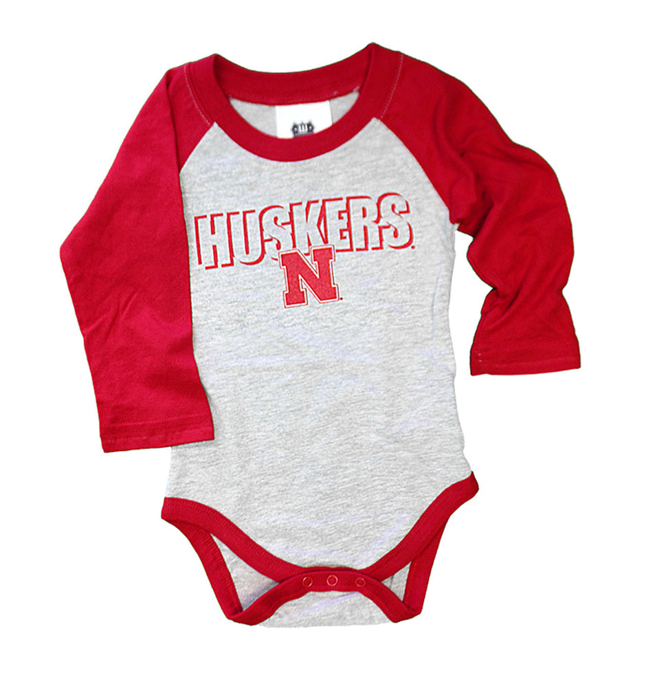 Infant Huskers Hopper Onesie Raglan