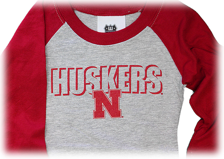 Infant Huskers Hopper Onesie Raglan