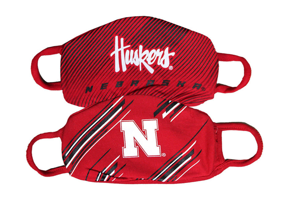 Kids 2 Pack Husker Face Masks Colosseum