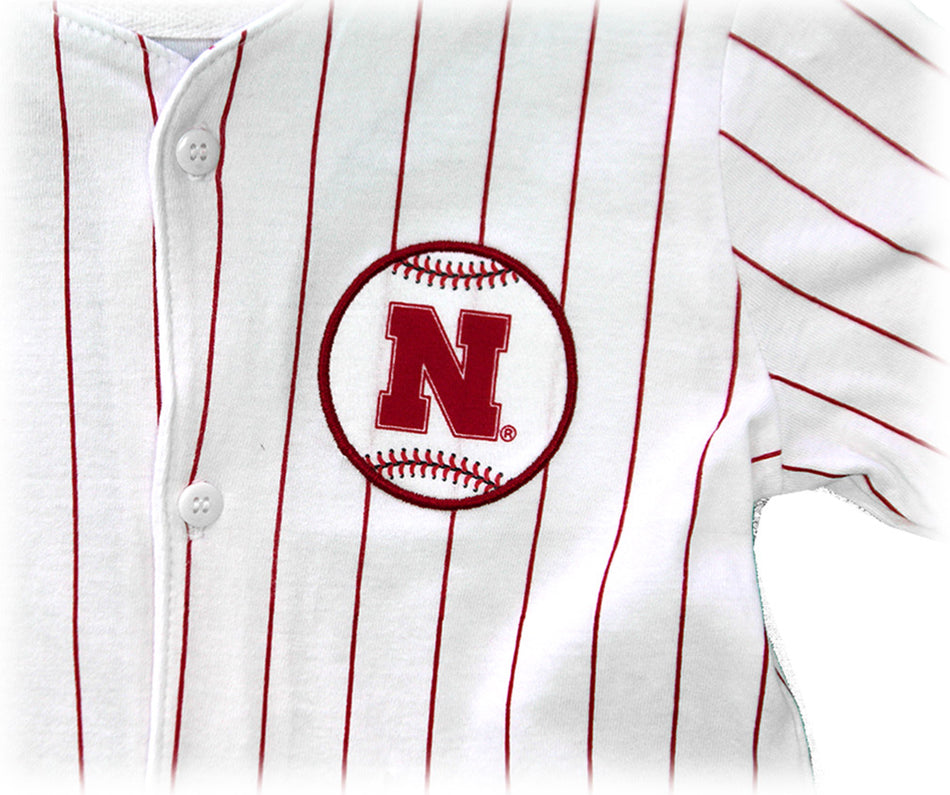 Nebraska Toddler Barney Baseball Set