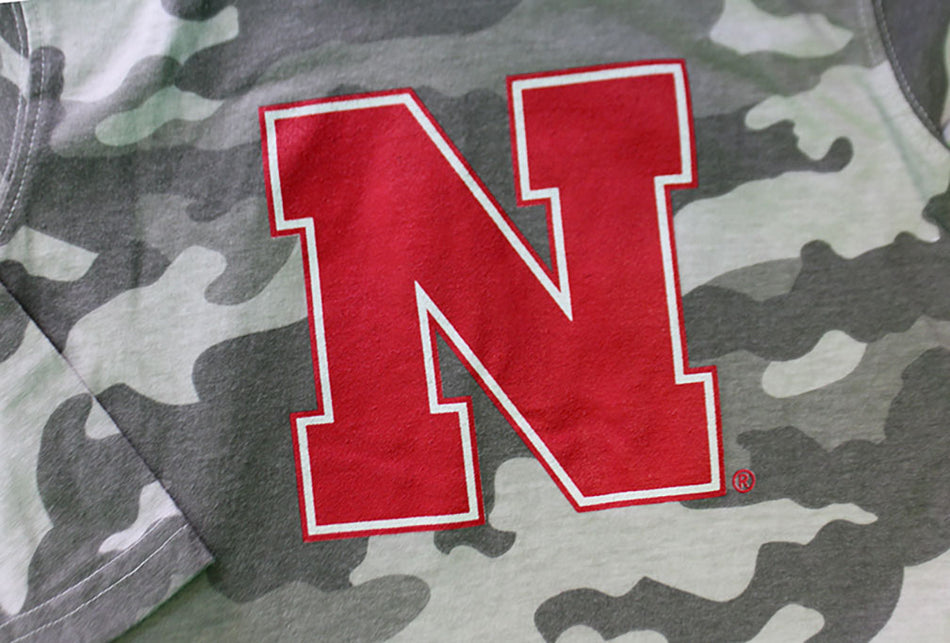 Infant Boys Nebraska N Camo Jersey Hoodie