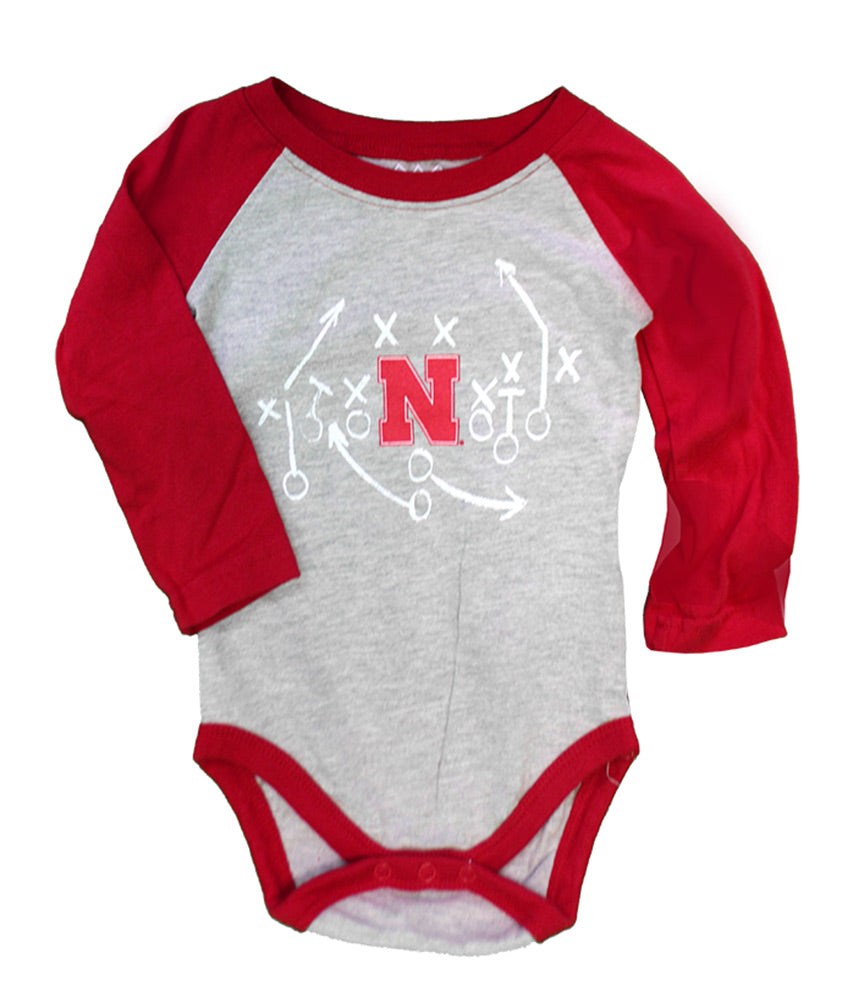Infants Iron N LS Raglan Hopper