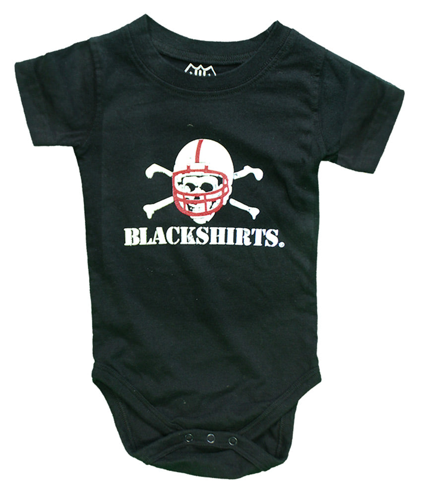 Nebraska Infant Hopper Onesie - Black