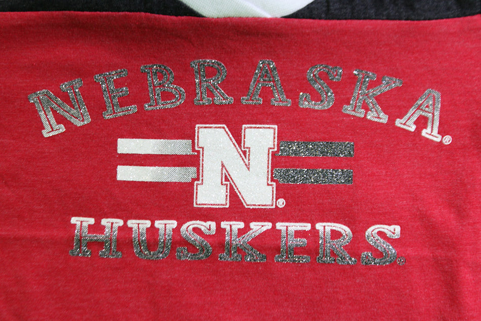 Toddler Girls Tidal Nebraska Football Tee