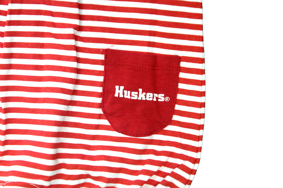 Infant Striped N Huskers Romper