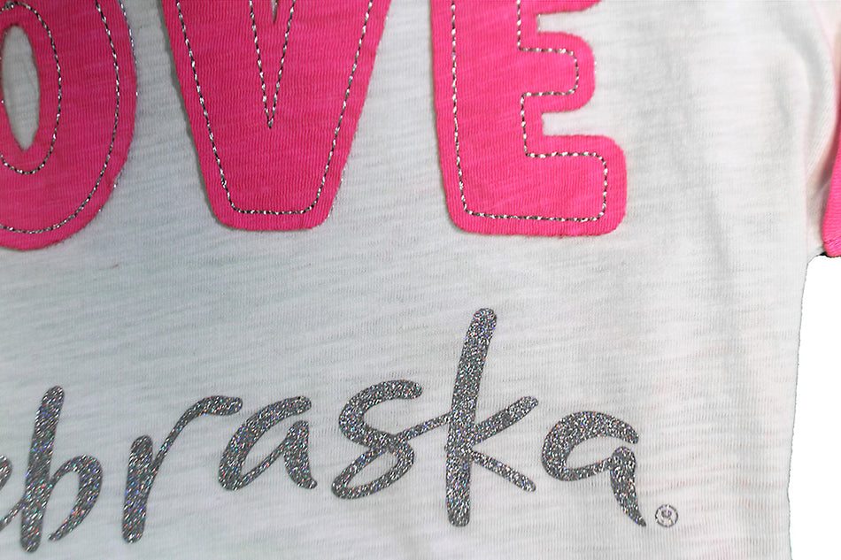 Toddler Girls Nebraska Giggles Tee